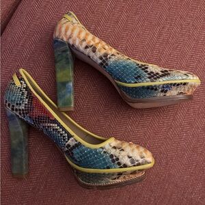 Jean Paul Gaultier Snakeskin Heels